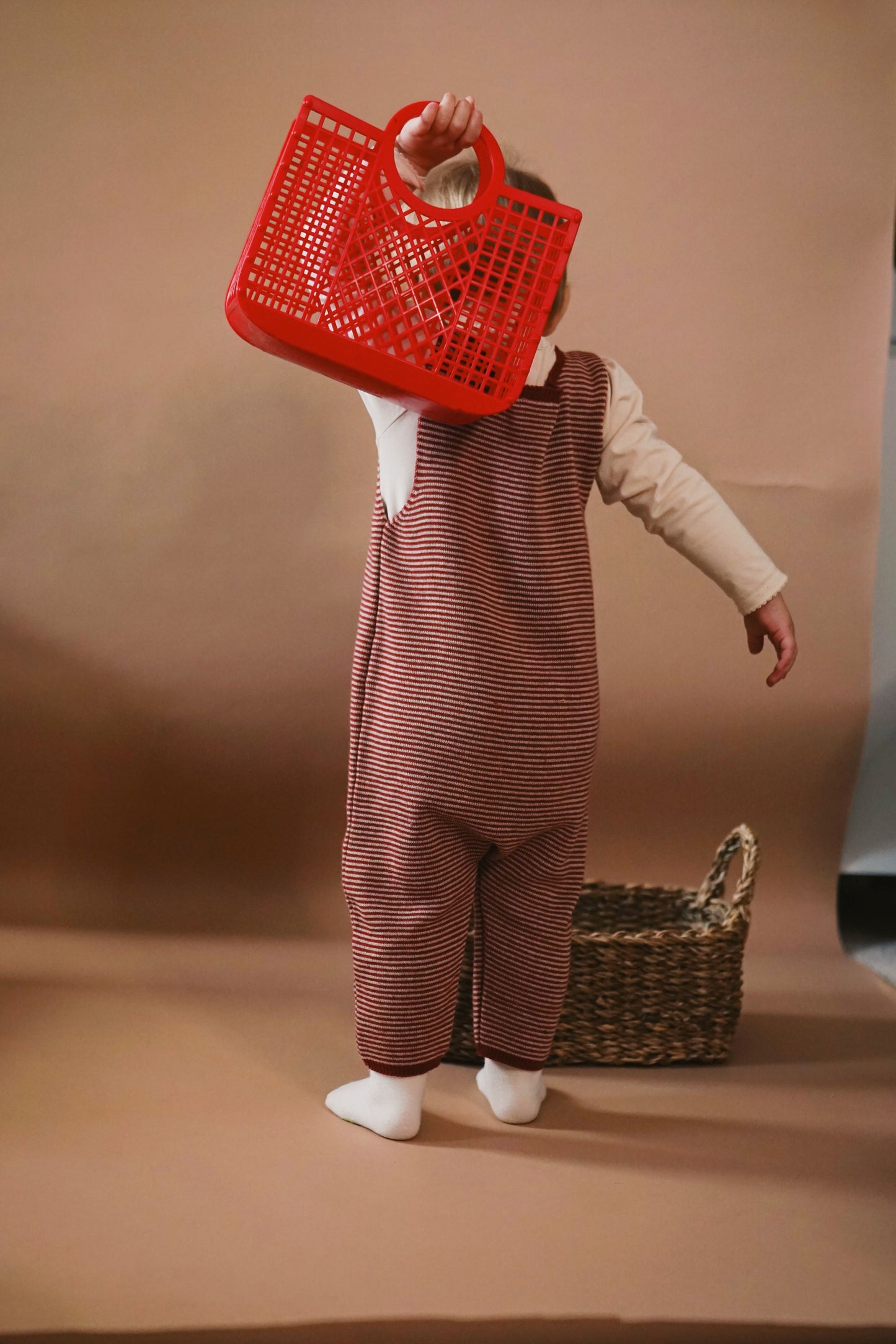 Merinowool Dungaree - Pepper Milk